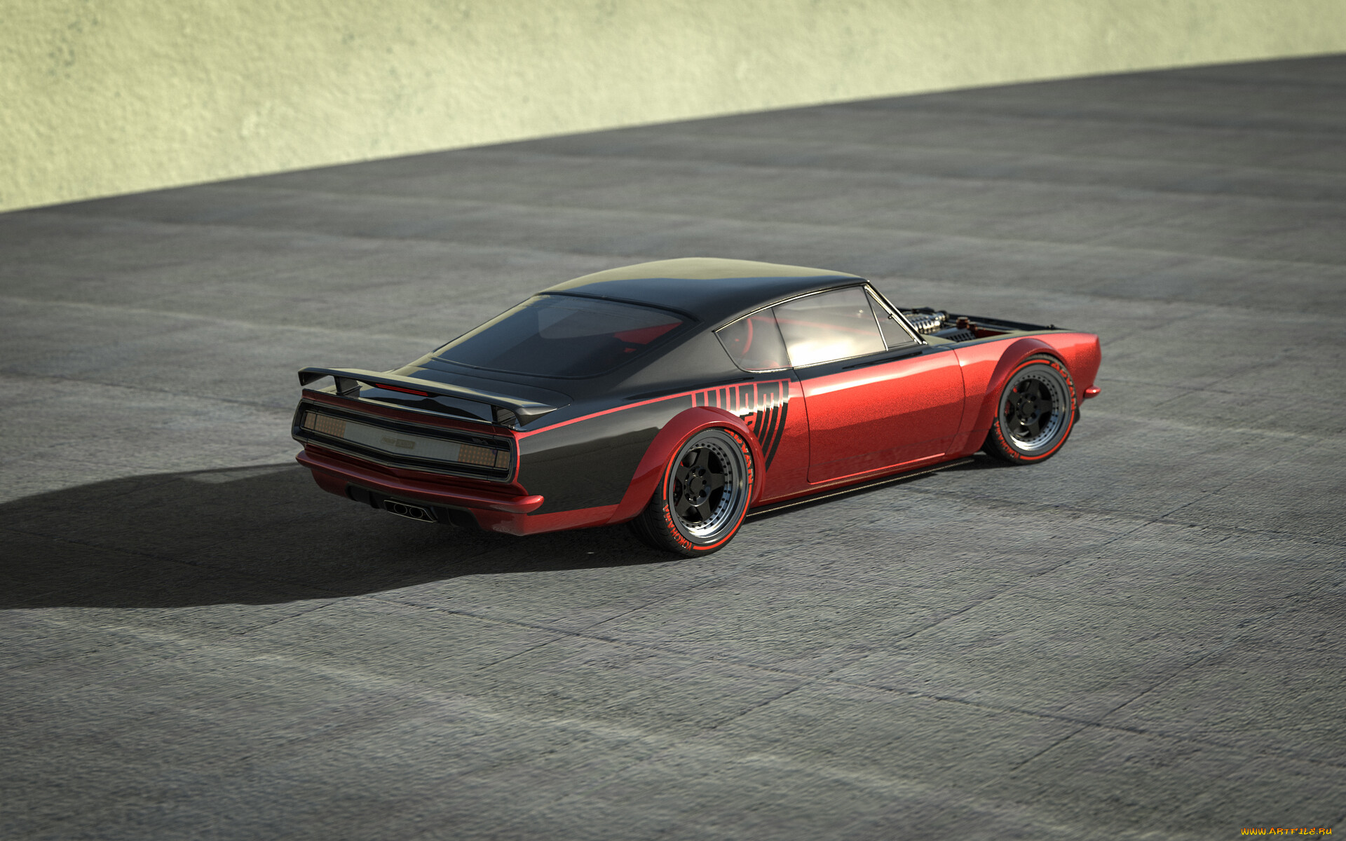 plymouth barracuda 1968, , 3, plymouth, barracuda, 1968, restomod, tuning, car, , 